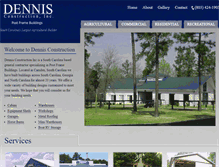 Tablet Screenshot of dennisconstructioninc.com